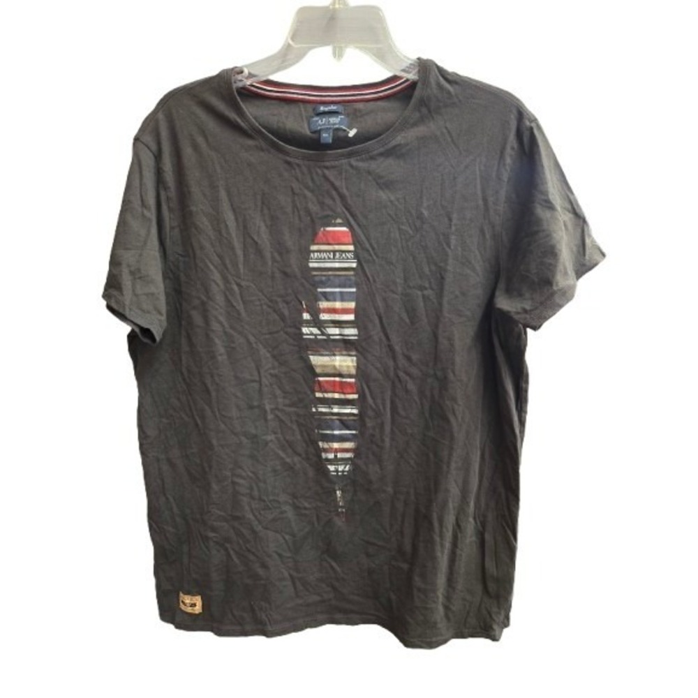 Women's Armani Armani Jeans T Shirt Brown SzXXL